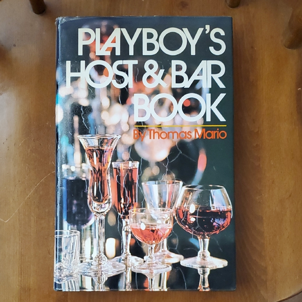 Playboy's Host & Bar Book By Thomas Mario. Excellent Vintage Condition. 1971